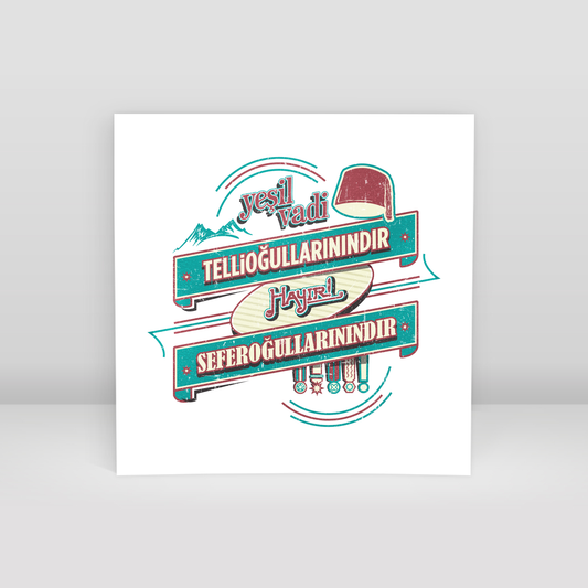 green valley - Art Print