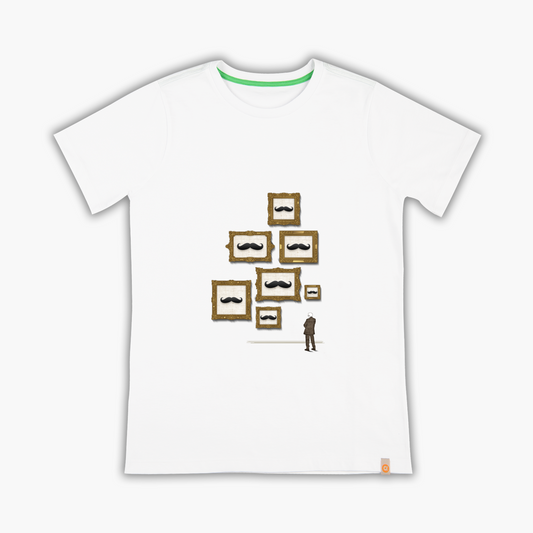 mustache is for art - T-Shirt