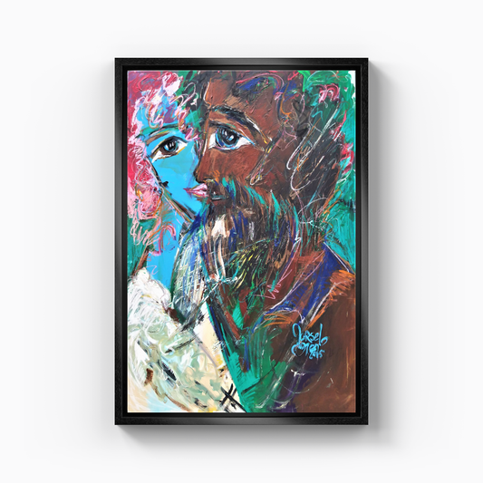 duet with hacivat - DB00028 - Kanvas Tablo