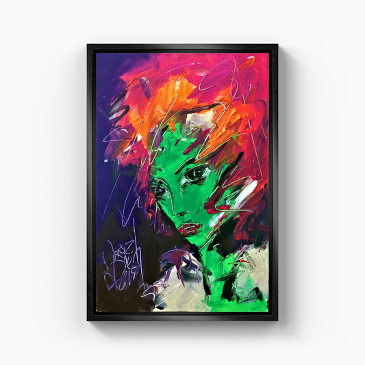 high school girl - DB00024 - Kanvas Tablo