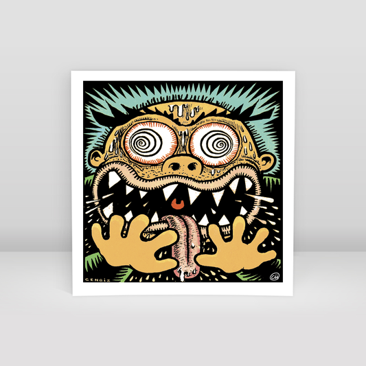 Üzeyir Coşuyor - Art Print