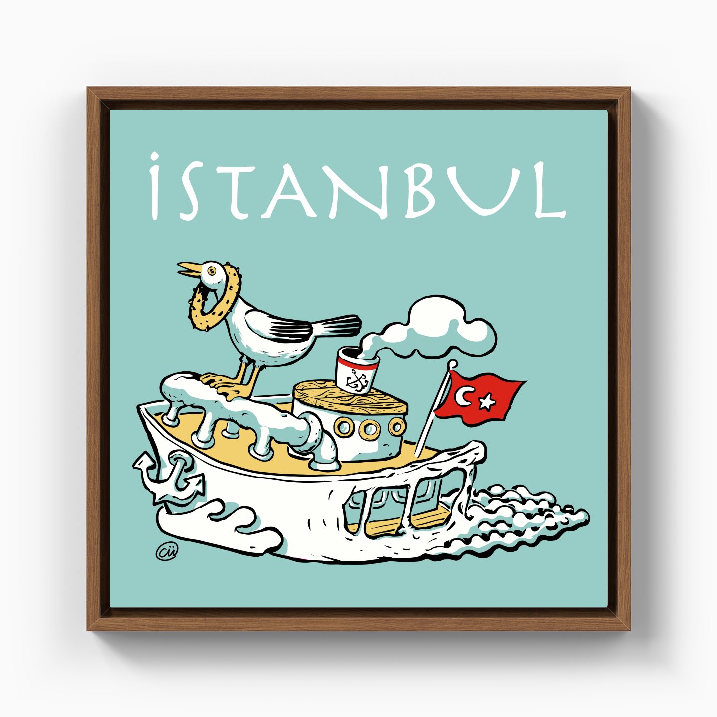 İstanbul - Kanvas Tablo