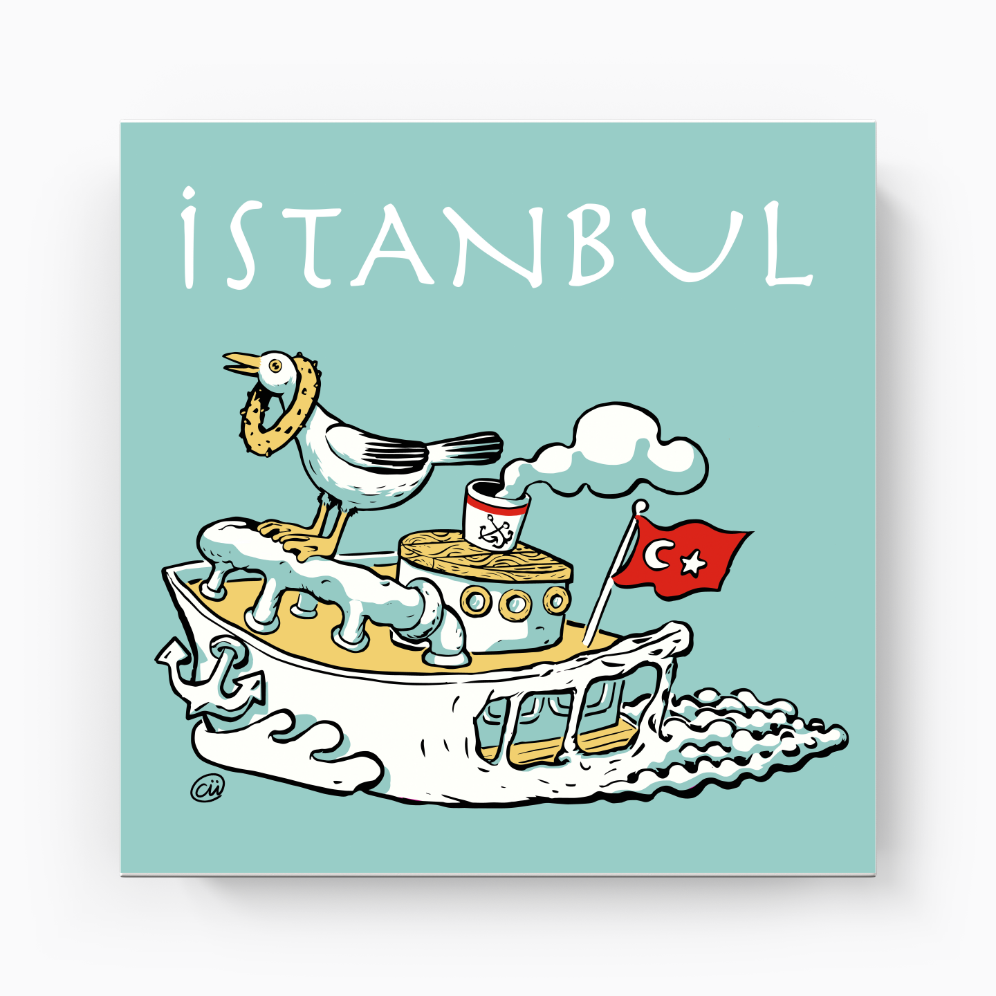 İstanbul - Kanvas Tablo
