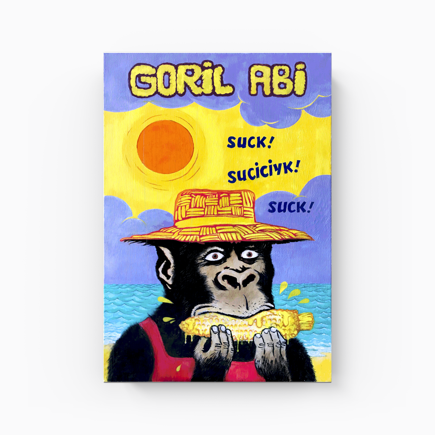 Goril Abi - Kanvas Tablo