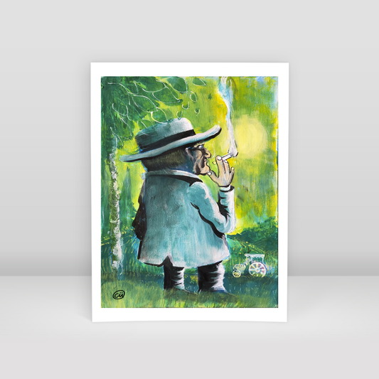 Ataturk at the Forest Farm - Art Print
