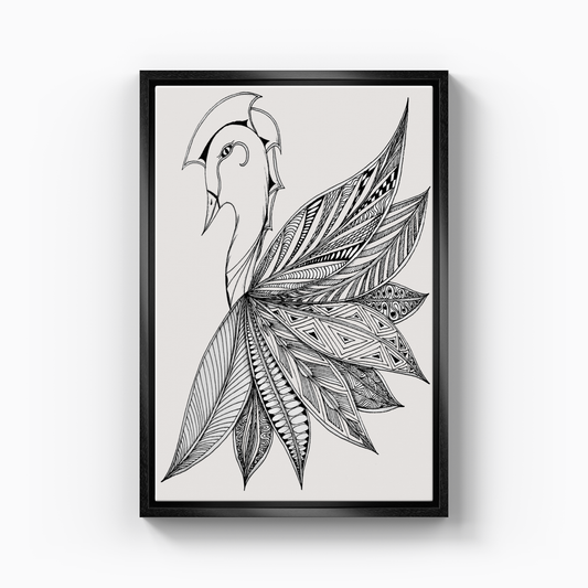 Çırpınış - Kanvas Tablo