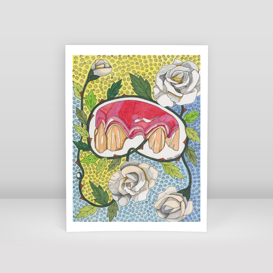 tooth preparation - Art Print