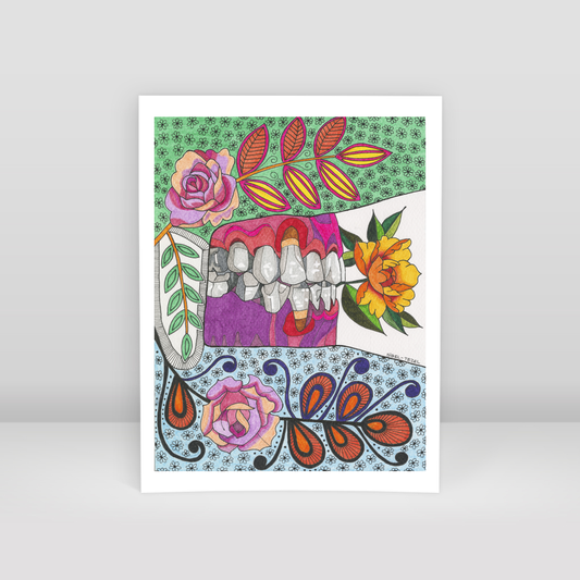 gingival recession1 - Art Print