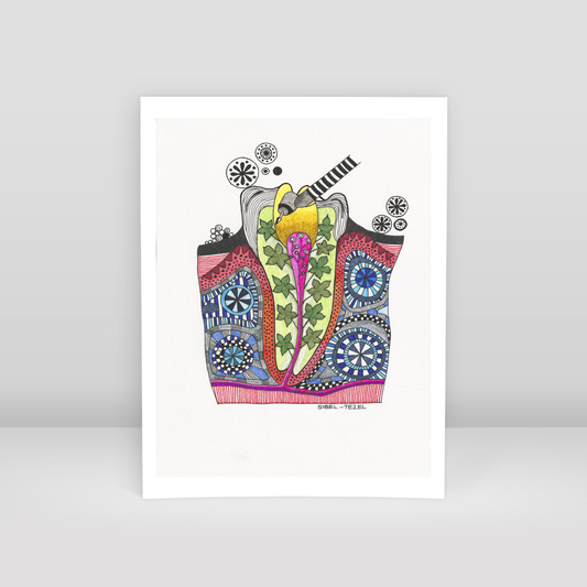 root canal treatment - Art Print