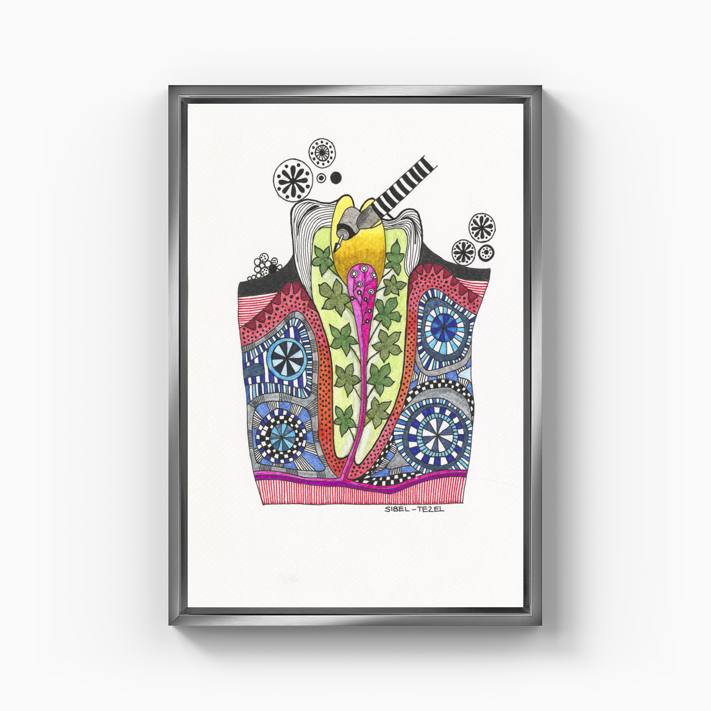 root canal treatment - Canvas Print
