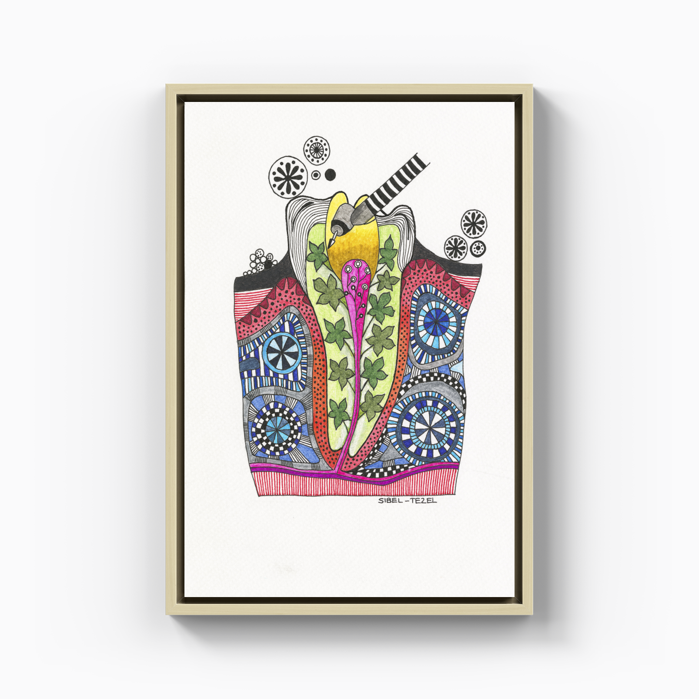 root canal treatment - Canvas Print