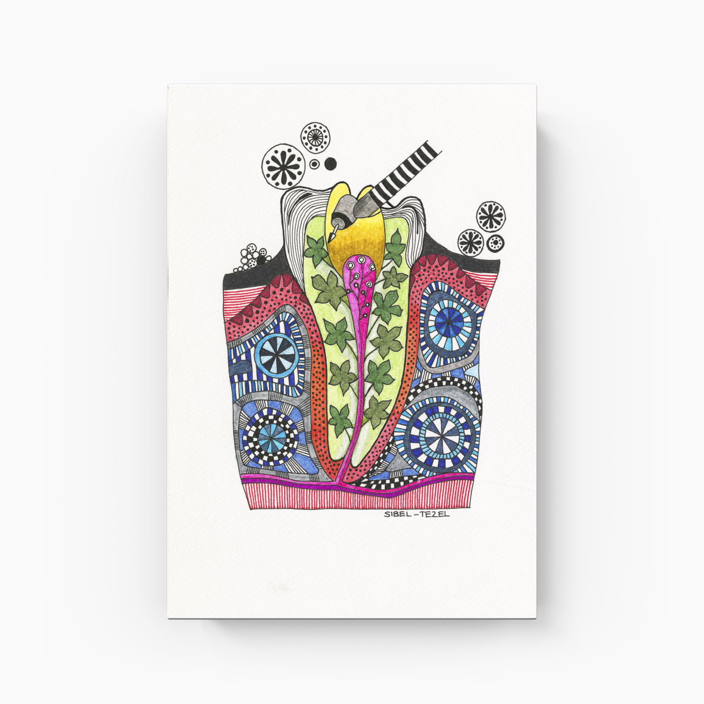 root canal treatment - Canvas Print