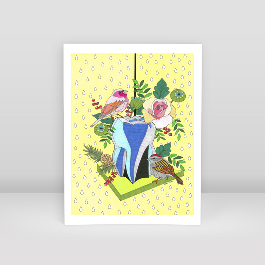 bird house - Art Print