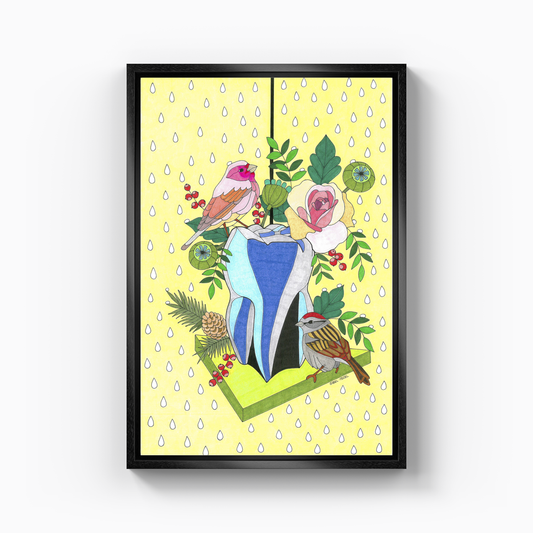 bird house - Canvas Painting