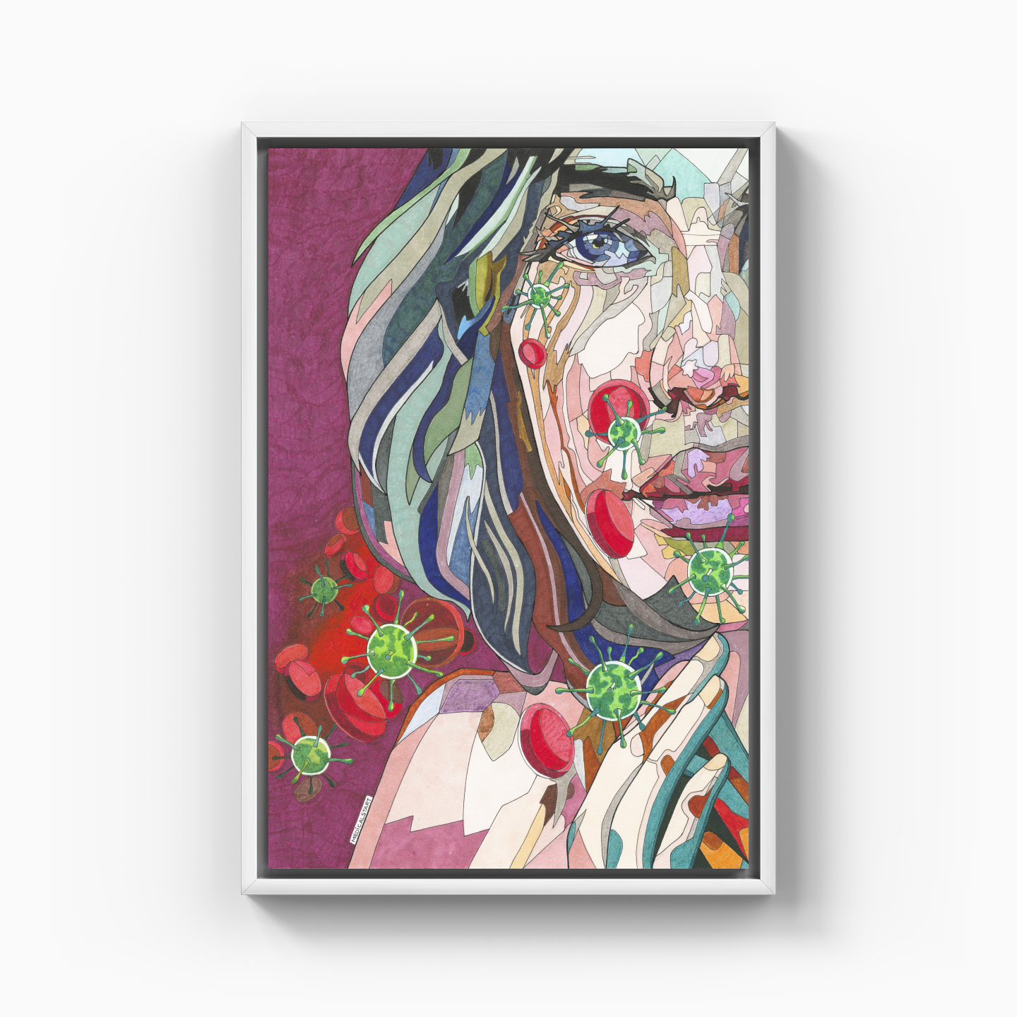 coronavirus - Canvas Painting