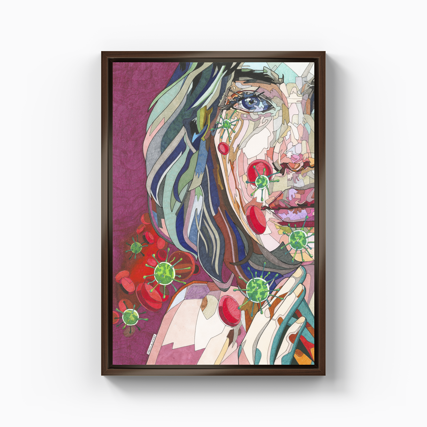coronavirus - Canvas Painting