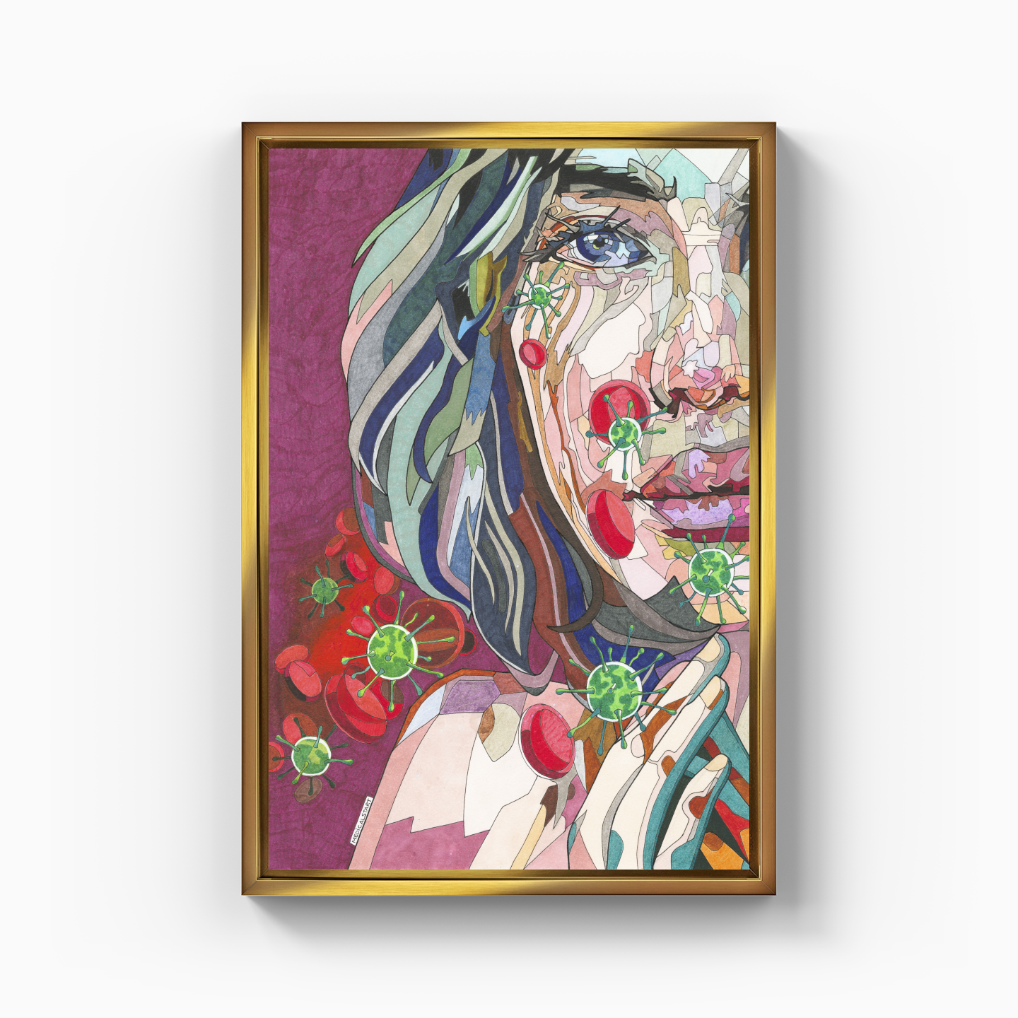 coronavirus - Canvas Painting