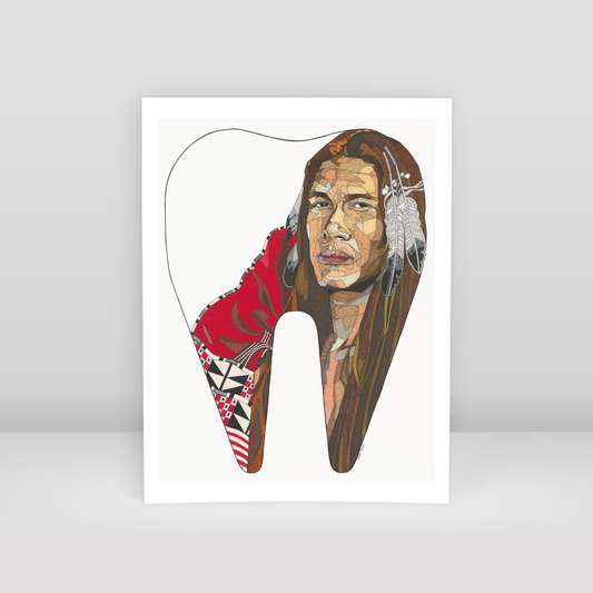 american indian - Art Print