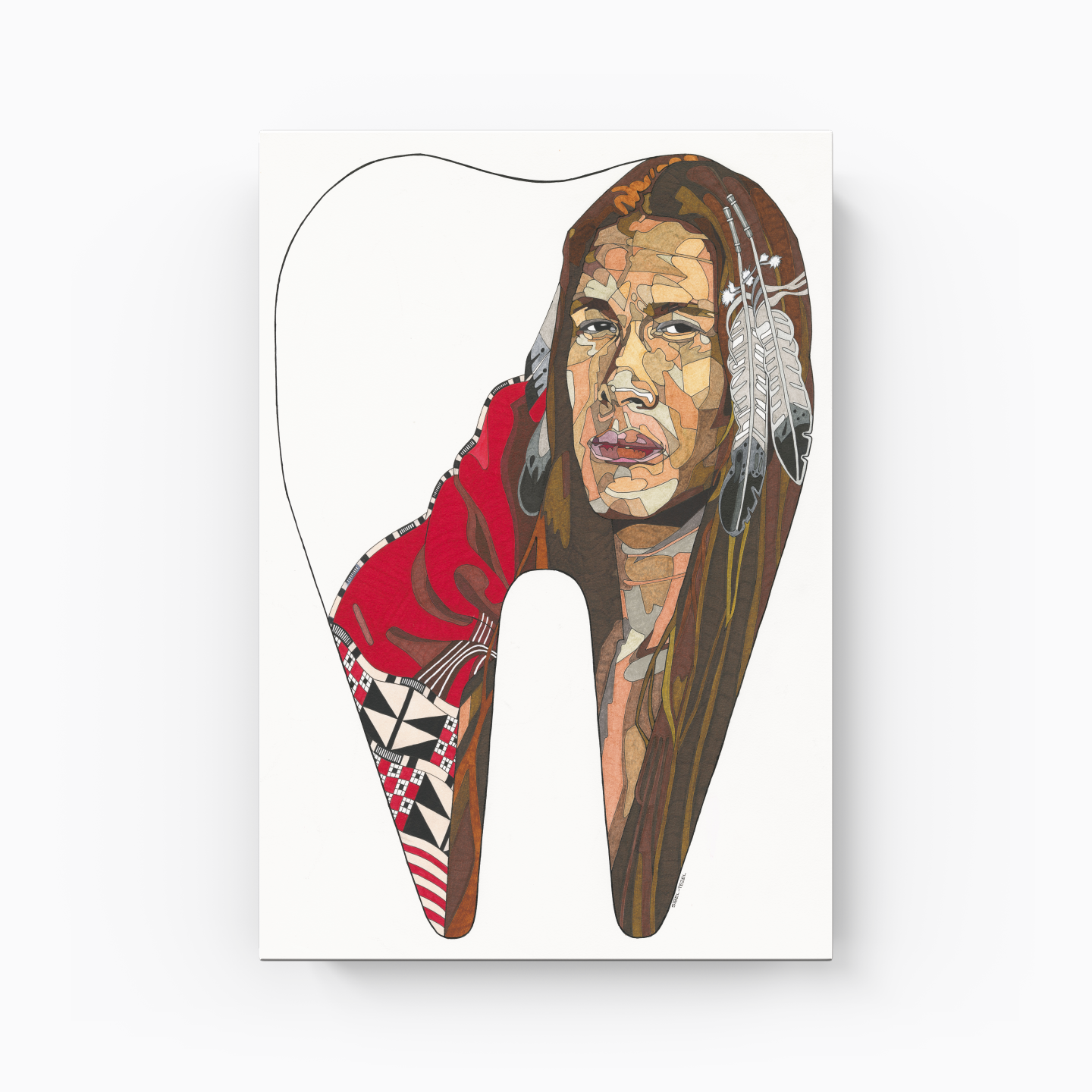 american indian - Canvas Print