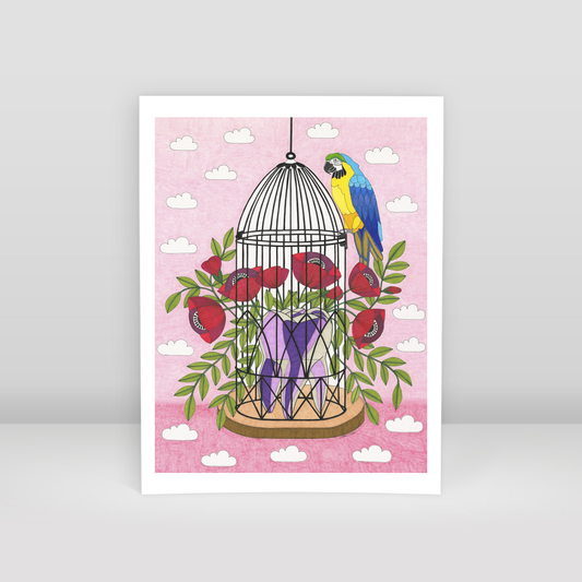 bird cage - Art Print