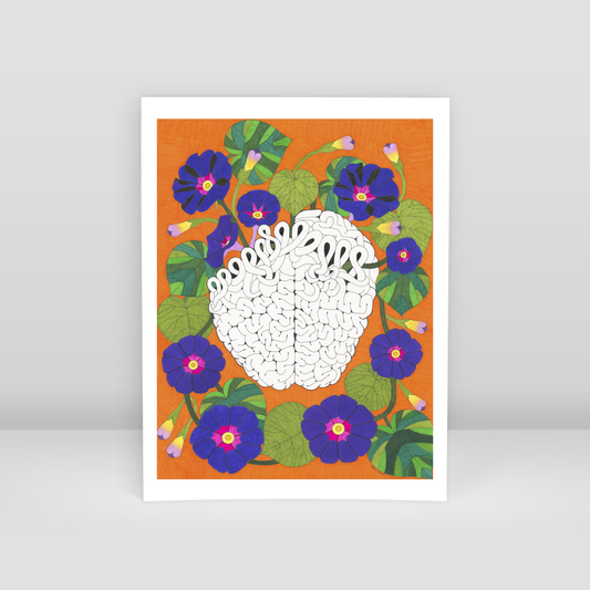 the day flower - Art Print
