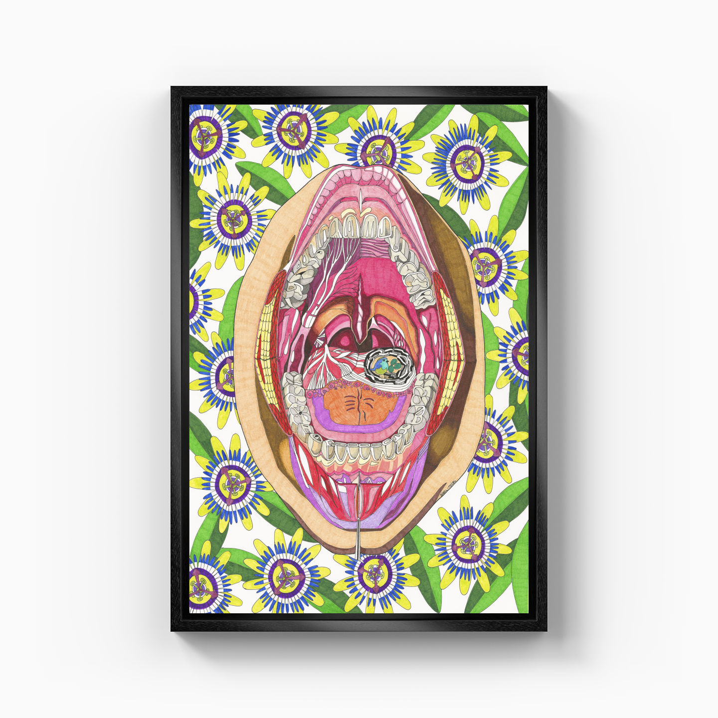 bird nest - Canvas Print