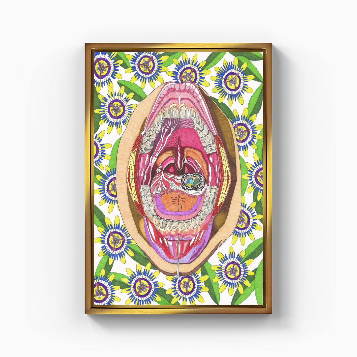 bird nest - Canvas Print