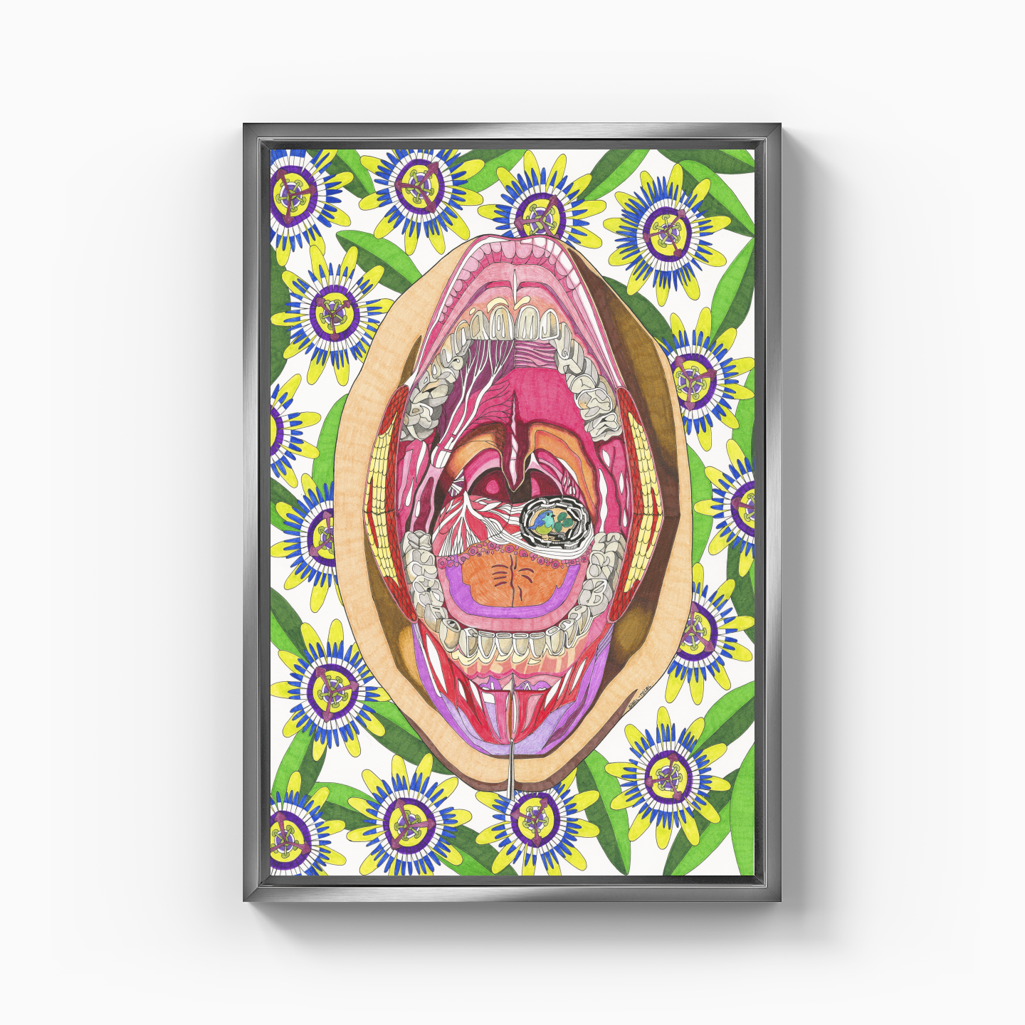 bird nest - Canvas Print