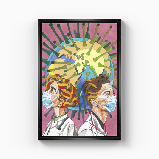healthcare professional - Canvas Print