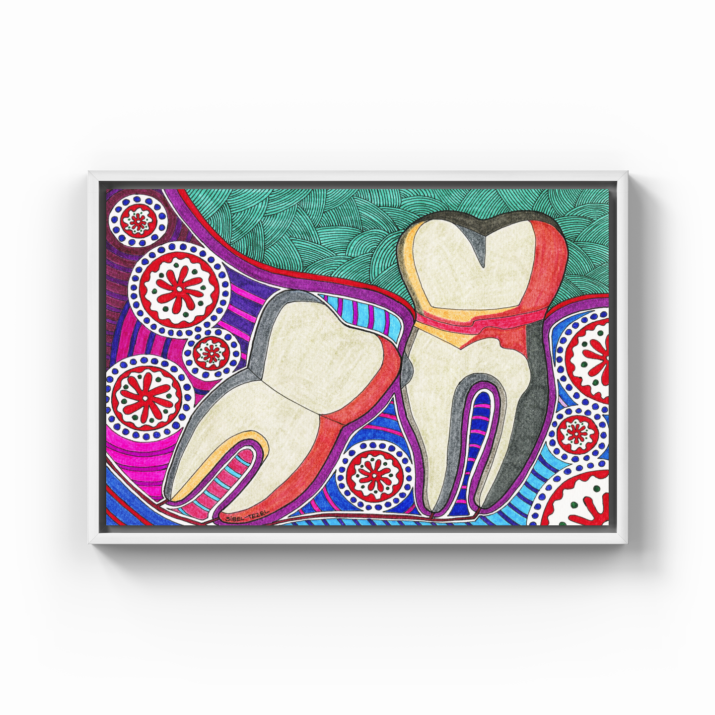 wisdom tooth - Kanvas Tablo