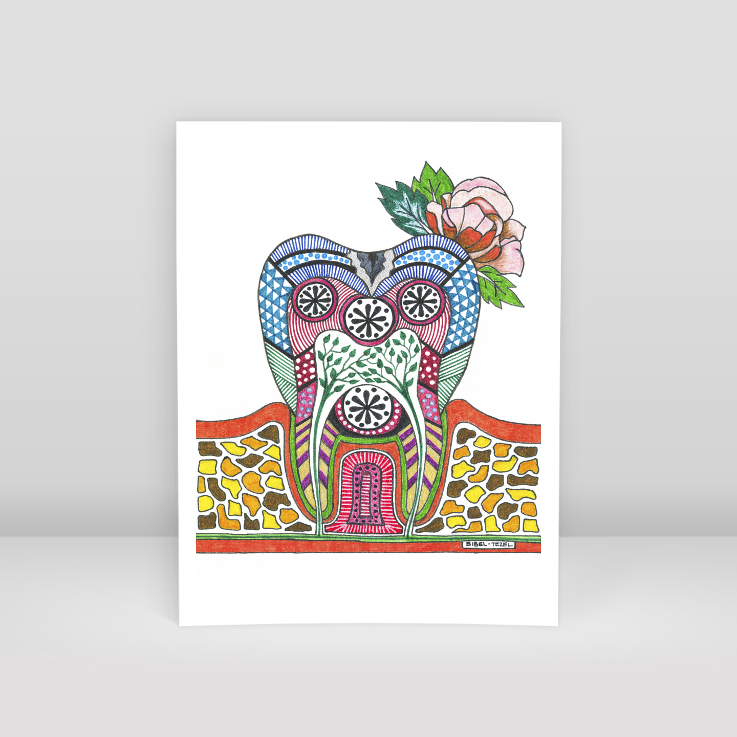 careers tooth - Art Print – ArtZula