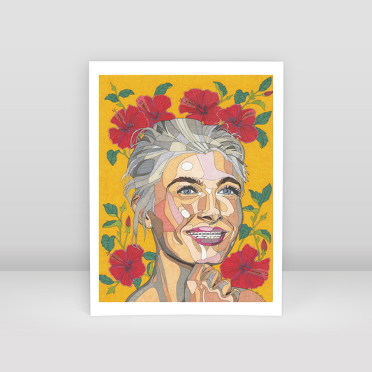 perfect smile in orthodontia - Art Print