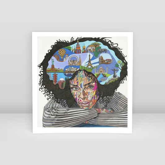 vacation in my mind - Art Print