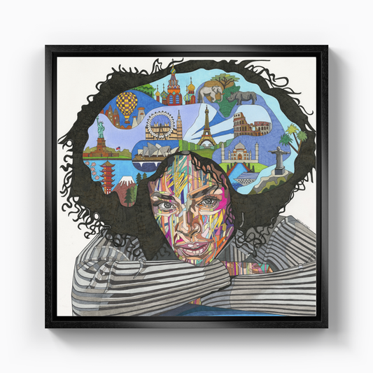 vacation in my mind - Canvas Print