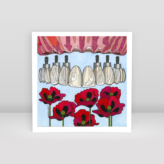 may your smile bloom - Art Print