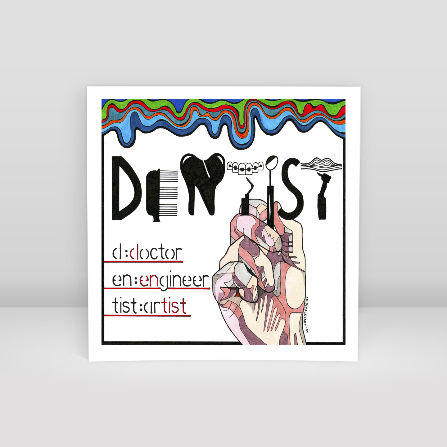 DENTIST 1 - Art Print