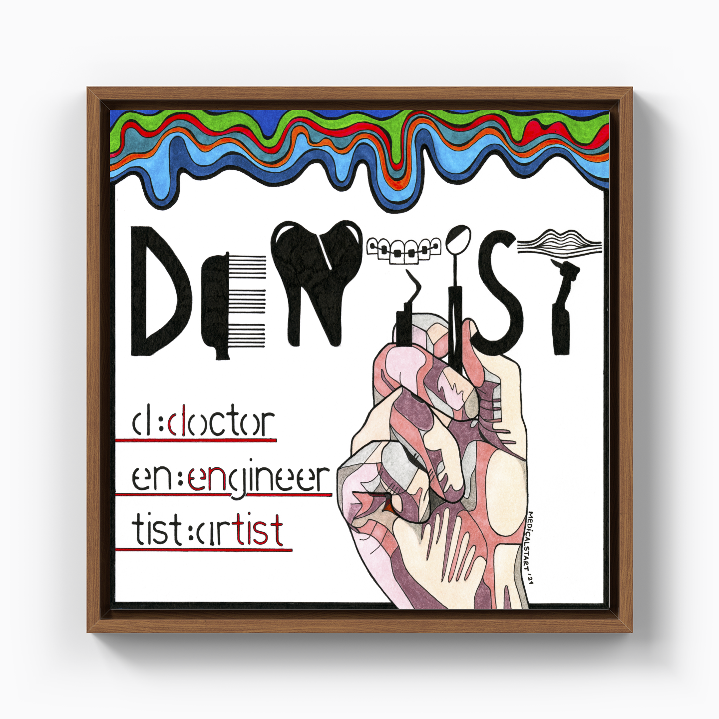 DENTIST 1 - Canvas Painting