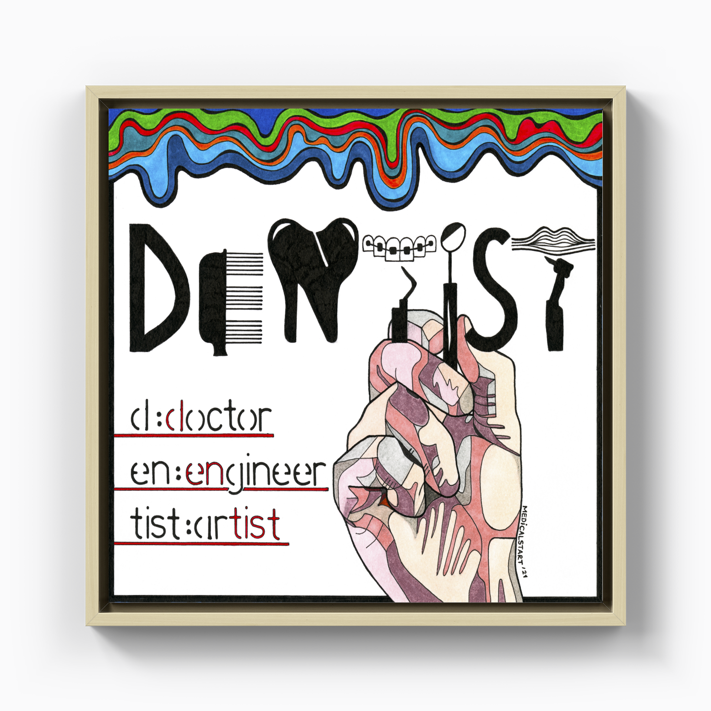 DENTIST 1 - Canvas Painting