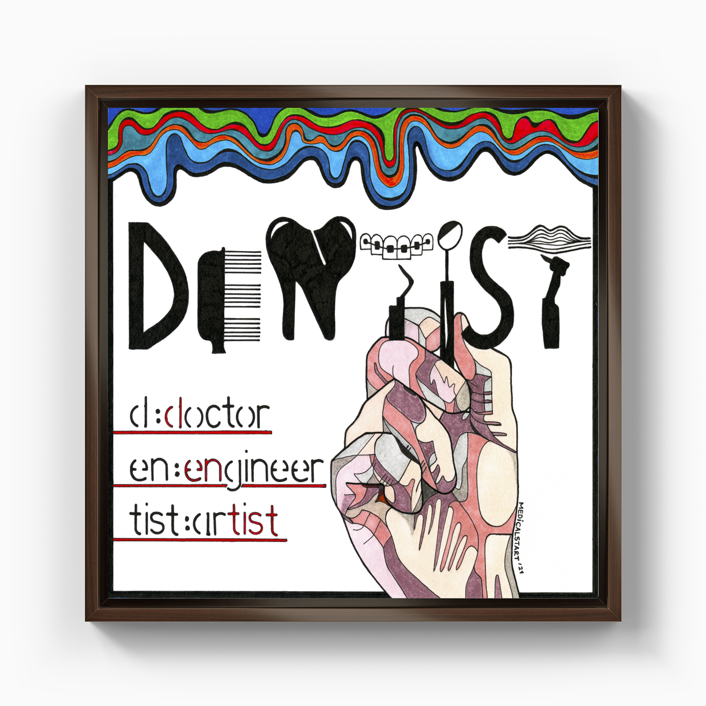 DENTIST 1 - Canvas Painting