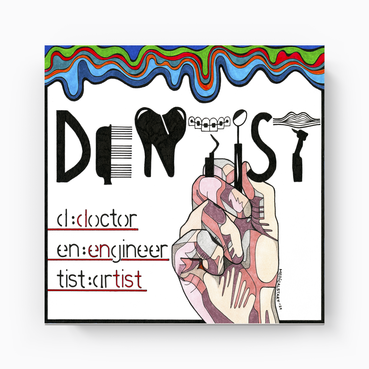DENTIST 1 - Canvas Painting