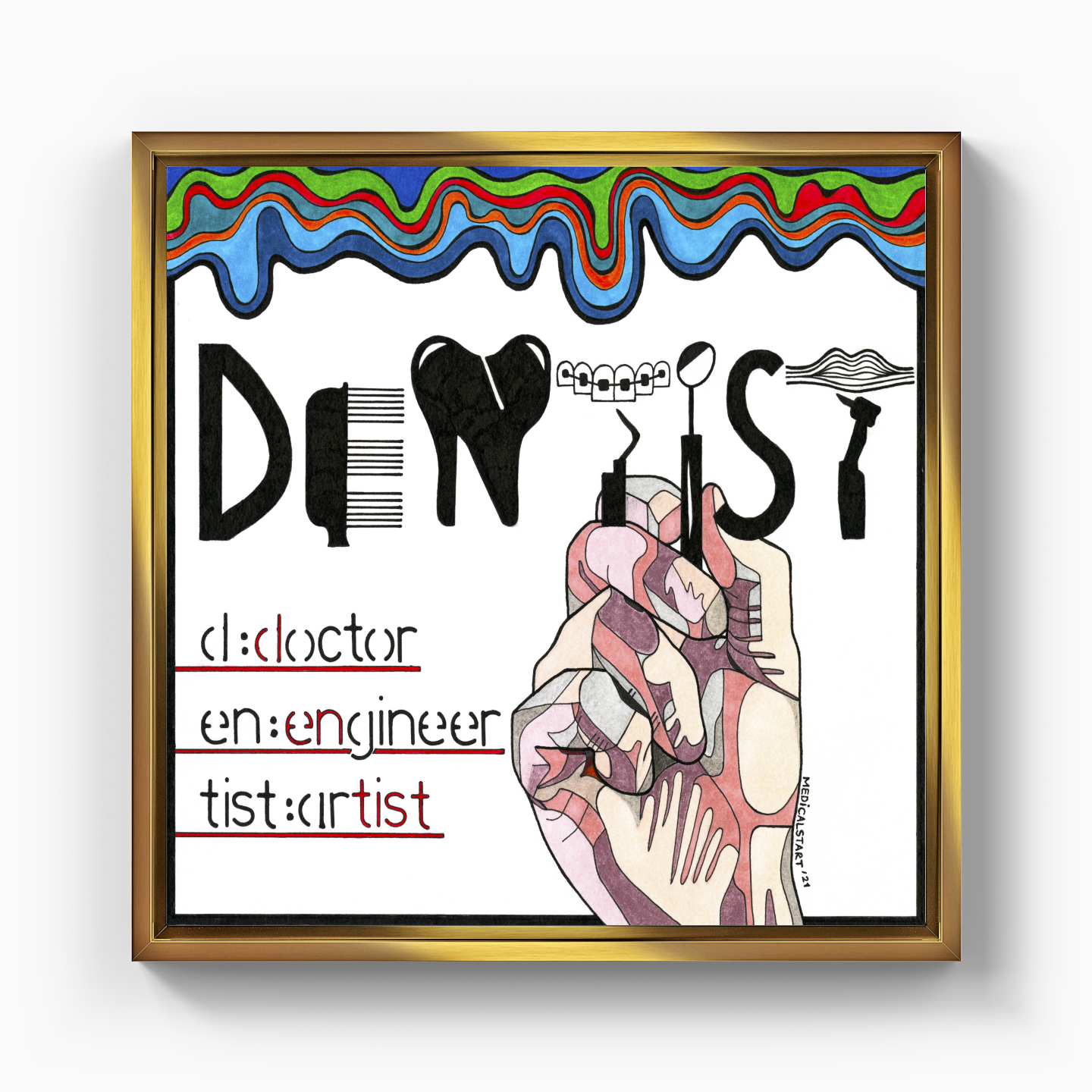 DENTIST 1 - Canvas Painting