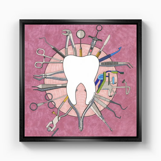 dentistry - Kanvas Tablo