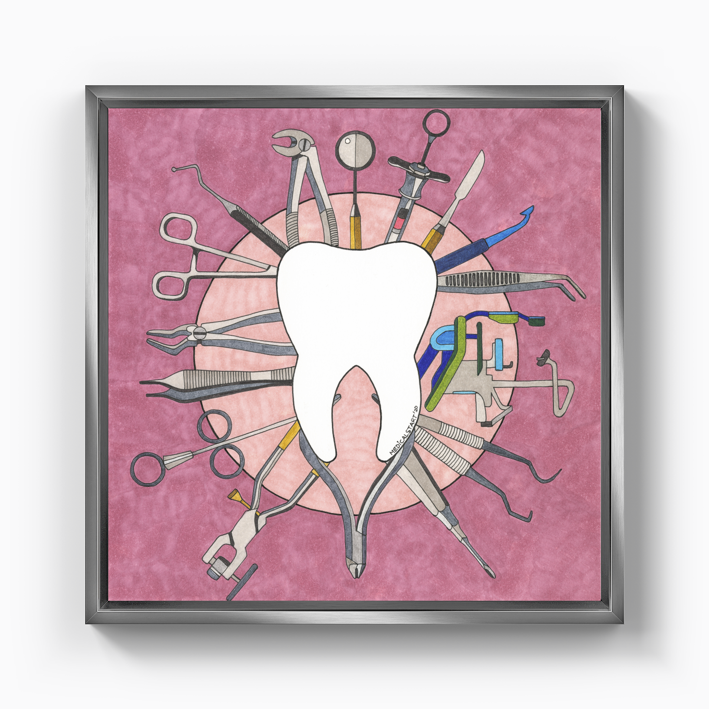 dentistry - Kanvas Tablo