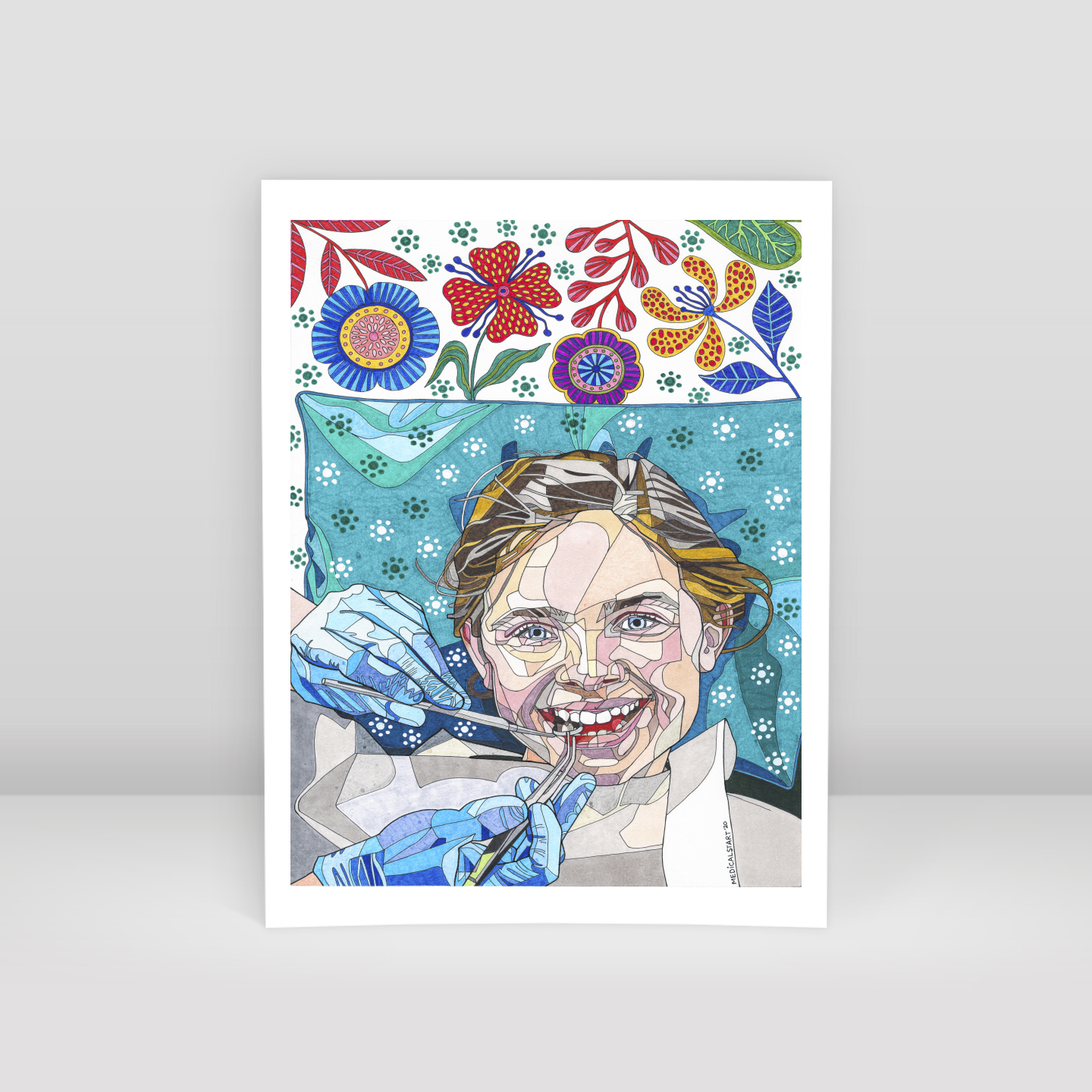 let your child smile healthily - Art Print