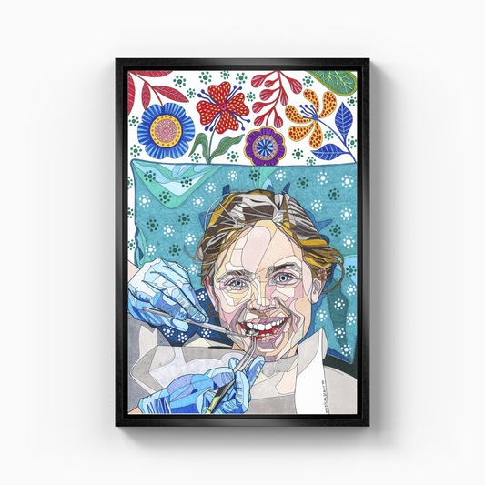 let your child smile healthily - Canvas Print