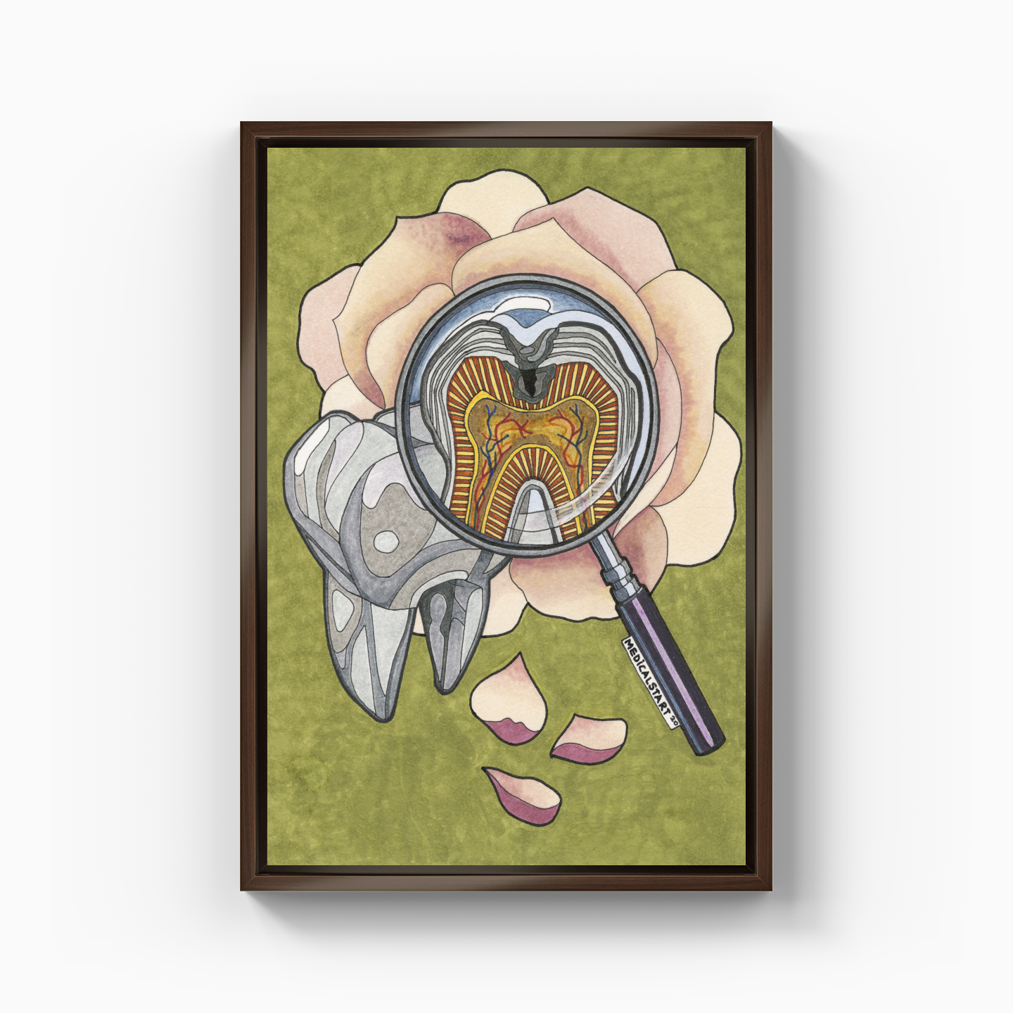 elegance dentistry - Canvas Print