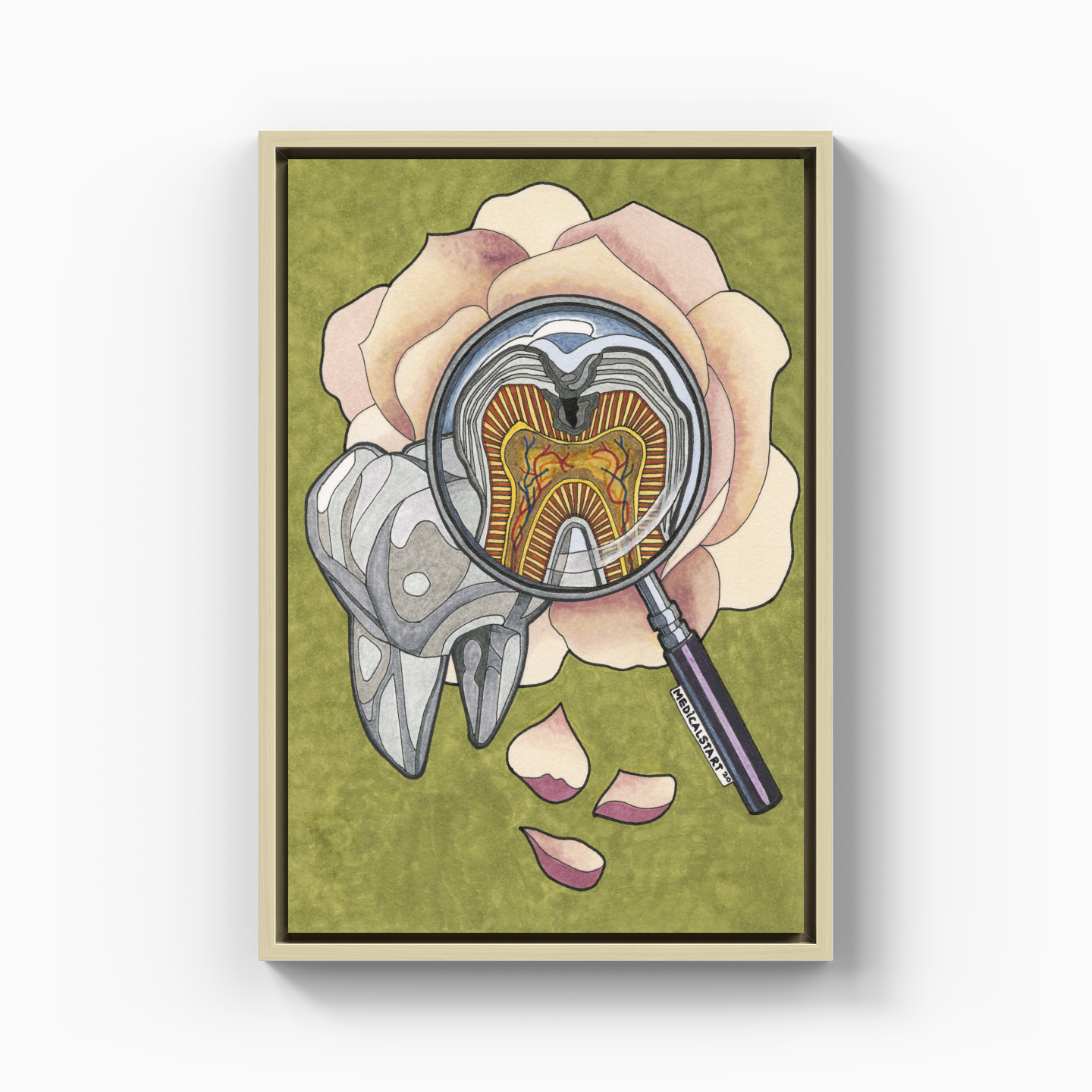 elegance dentistry - Canvas Print