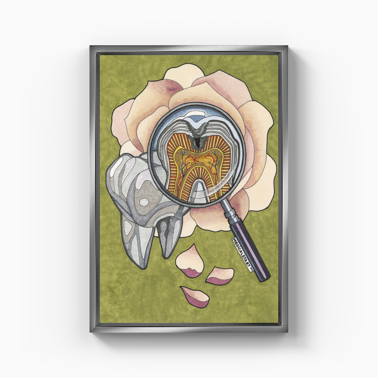 elegance dentistry - Canvas Print