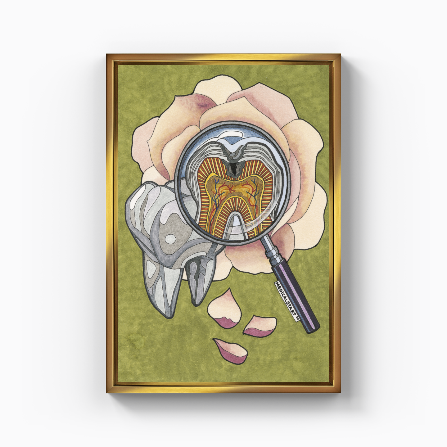 elegance dentistry - Canvas Print