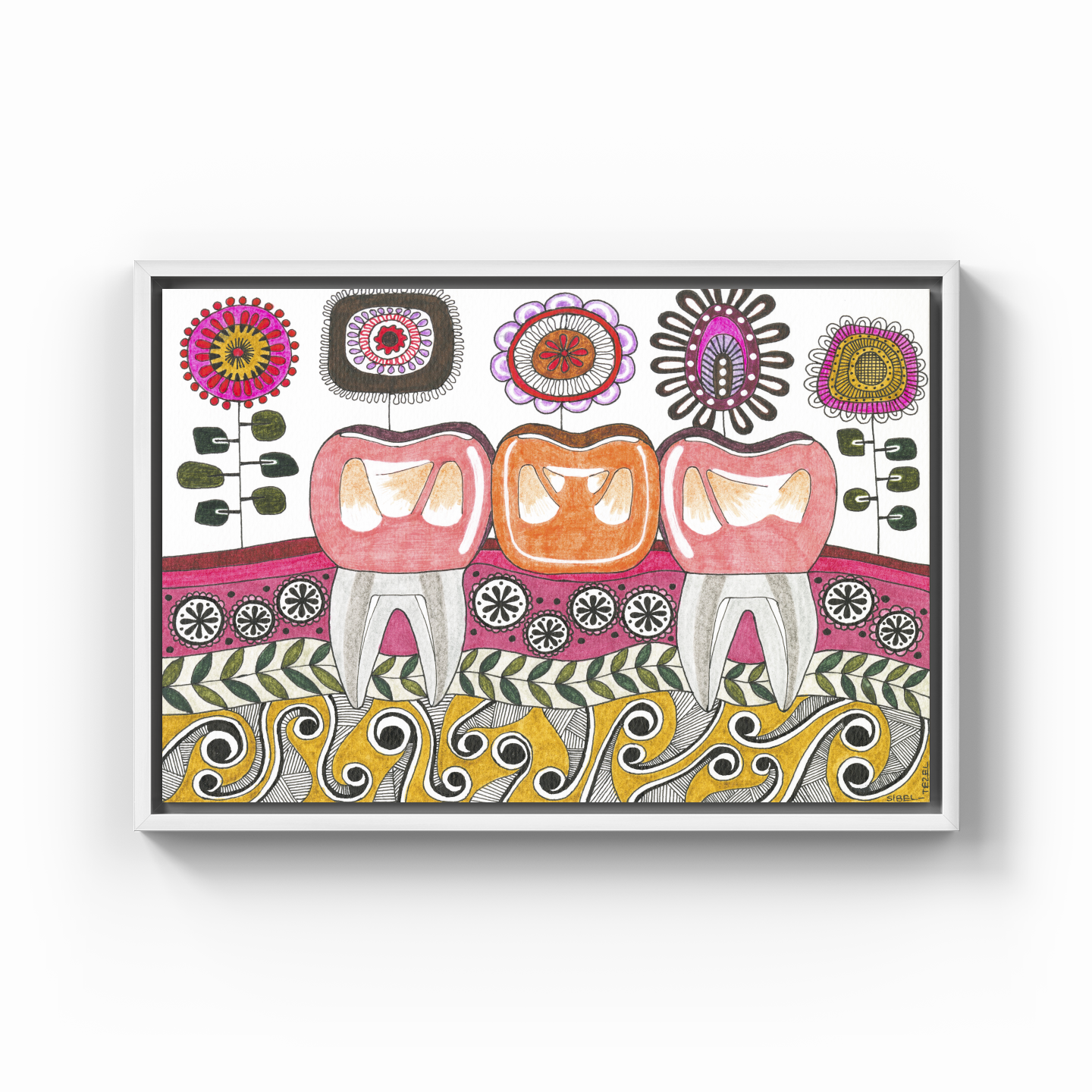 bridge tooth - Canvas Painting